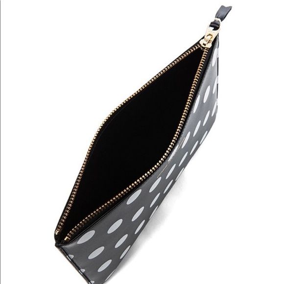 Comme des Garçons Polka Dot Black Zip Pouch - Picture 4 of 8